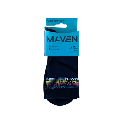 Unisex Maven Crew Running Sock