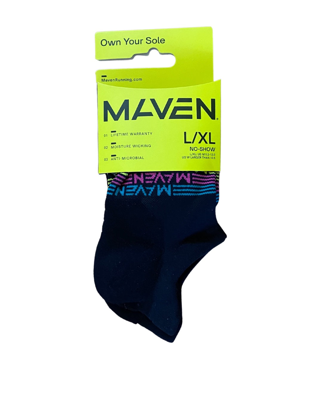 Unisex Maven No-Show Running Sock