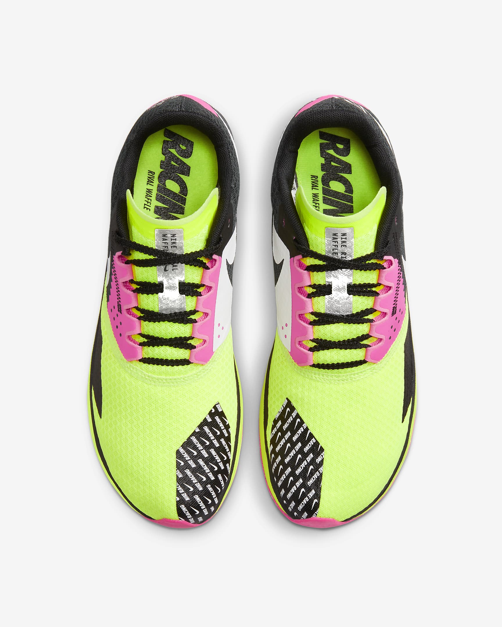 Nike Zoom Rival Waffle 6 　　新品未使用24cm NIKE Zoom Rival Waffle 6 Balck/Metallic Silver ナイキ ズーム